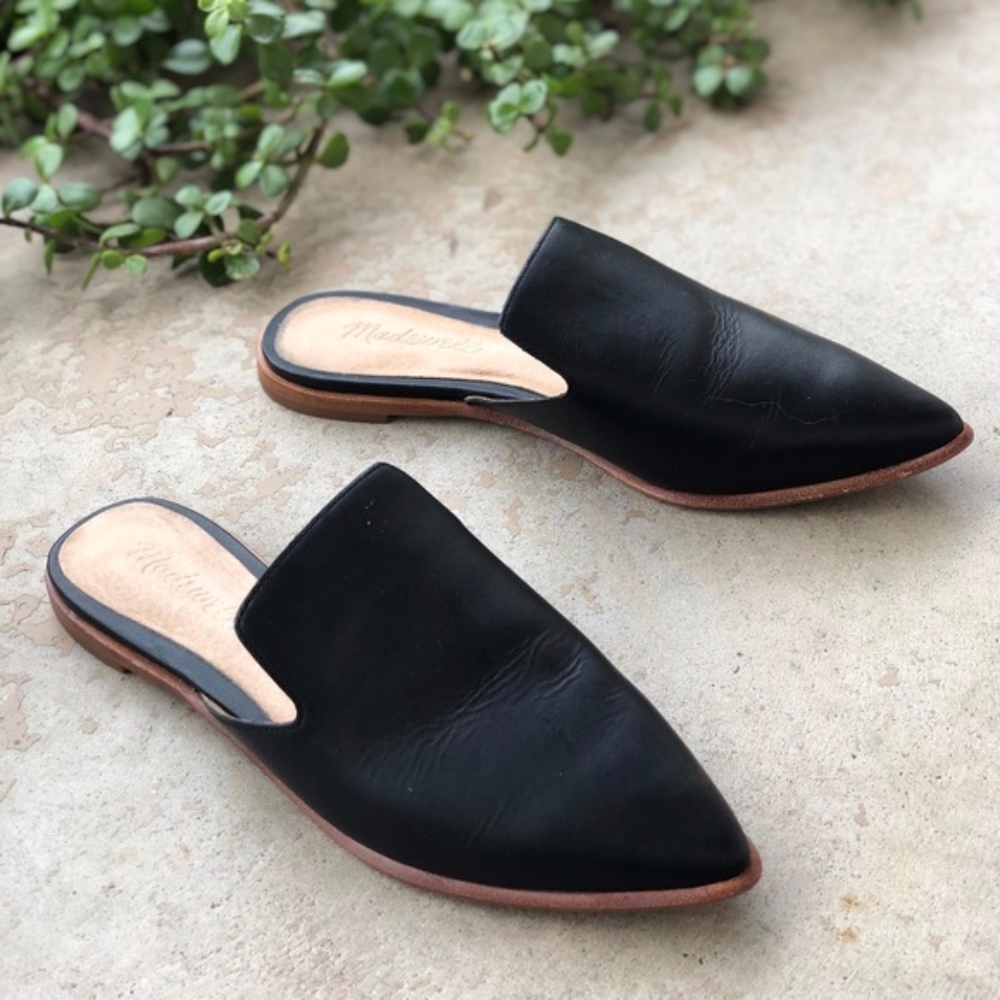 Madewell Gemma Black Mules